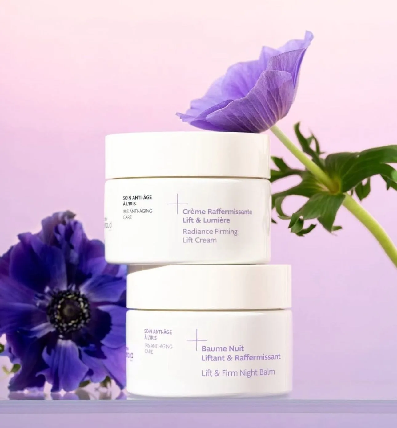 Cremes von Docteur Renaud mit Blüten